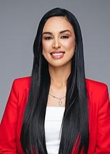 Foto oficial de Patrícia Melo no TSE