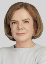 Foto oficial de Gleisi no TSE