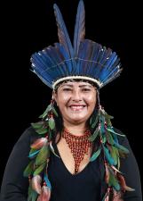 Foto oficial de Tuxáua Naza Mura no TSE