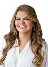 Foto oficial de Andrea Castro no TSE